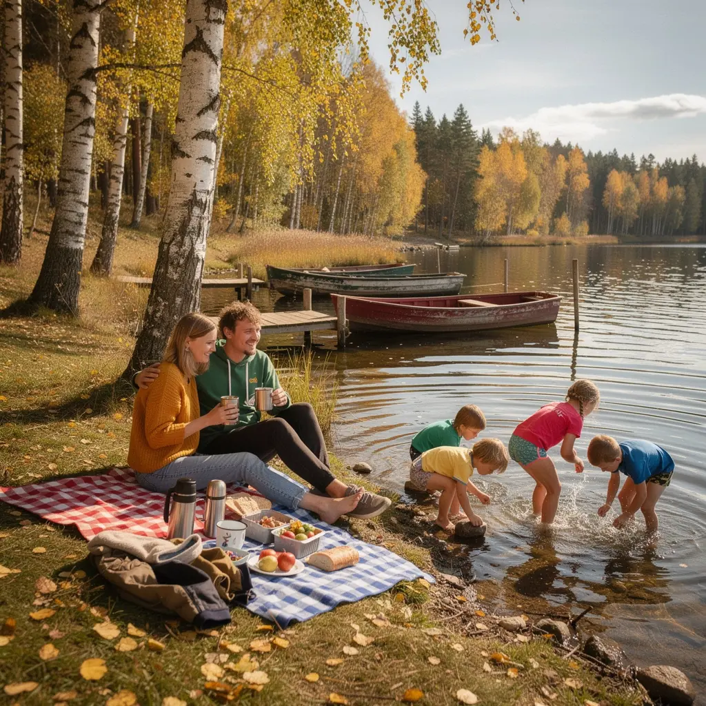 Vasaras festivāls pie jūras, apmeklētāji izbauda koncertus un aktivitātes.